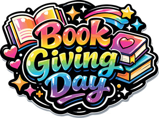 Fototapeta premium Bright Minds Celebrate Book Giving Day