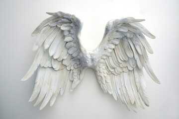 Angel wings white bird creativity.