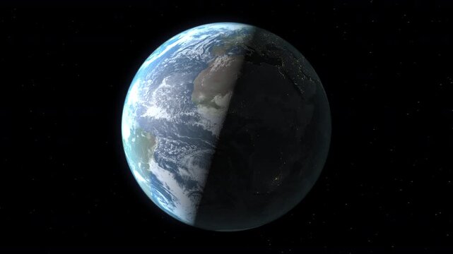 Location and map of Uganda on the surface of the earth at night.