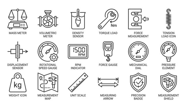 Precision measurement tools and sensors, essential engineering and scientific equipment for accurate readings and analysis, ideal for product documentation