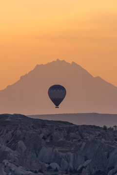 Spectacular view of erciyes, Turkey's second largest mountain