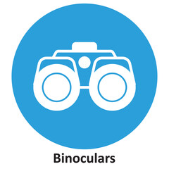 Binoculars Vector icon which can easily modify or edit