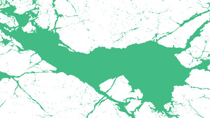 Obraz premium Green paint splatter texture with white background