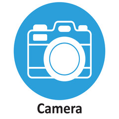 Camera Vector icon which can easily modify or edit