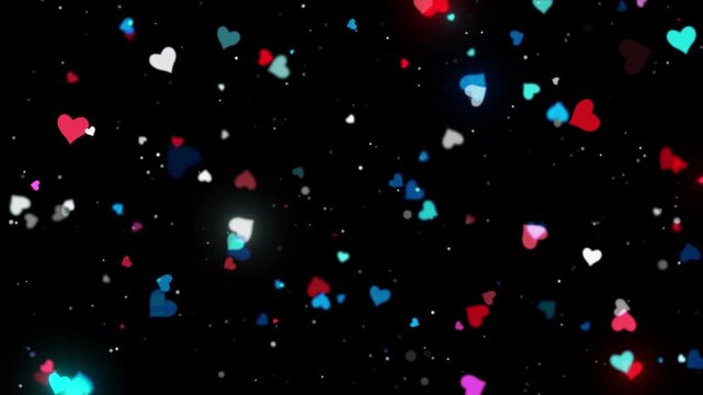 love valentine overlay alpha background, valentine hearts flying animation on transparent background, love heart particle overlay animation, valentine motion graphic background
