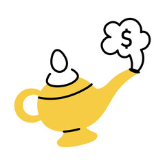 A hand drawn style illustration showing ideation
