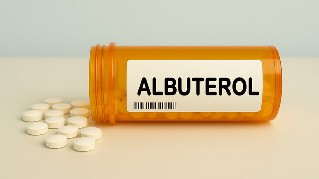 Albuterol is a short acting bronchodilator used for rapid relief of bronchospasm in asthma

