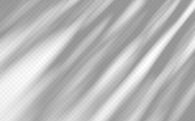 Abstract rays straight light shadow overlay effect on a transparent background.