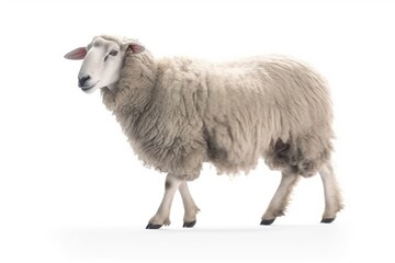 Fototapeta premium Farm animal livestock mammal sheep.