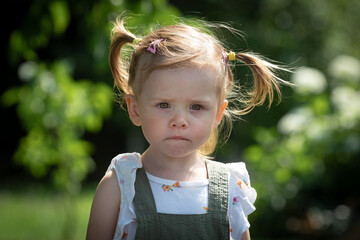 Kinderportrait  mit Zopferlfrisur