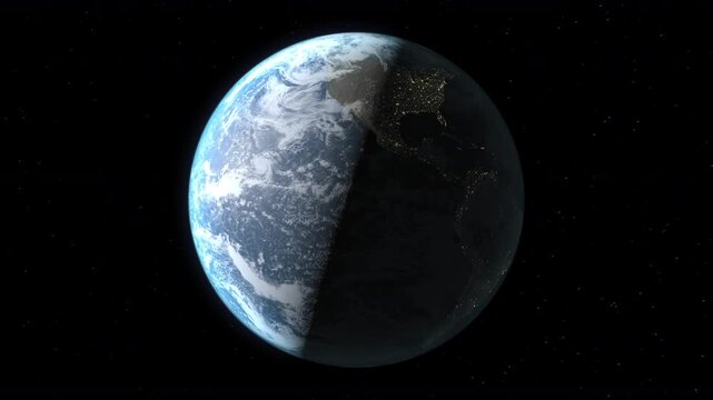 Location and map of United States Virgin Islands on the surface of the earth at night.