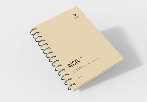 Spiral Notebook Mockup Template