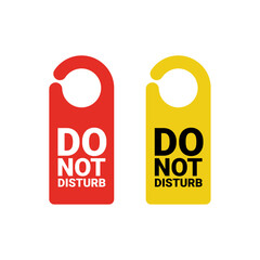 Do not disturb sign for door