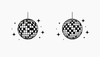 disco ball vector illustration