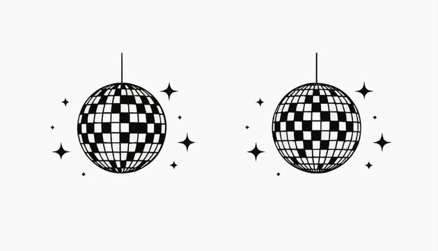 disco ball vector illustration