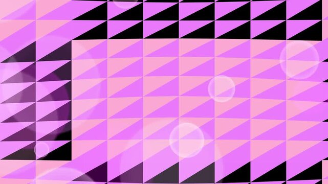Geometric Abstract in Lilac Tones: A vibrant abstract composition where triangles in varying shades of lilac are meticulously arranged, interplaying with geometric patterns