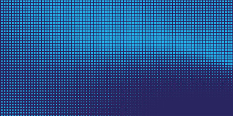 Creative Blue tiles pattern. Classic seamless mosaic background