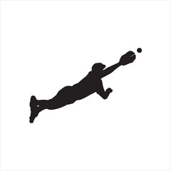  Baseball Diving Fielder
