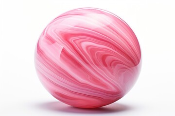 Fototapeta premium Jupiter planet sphere white background science.