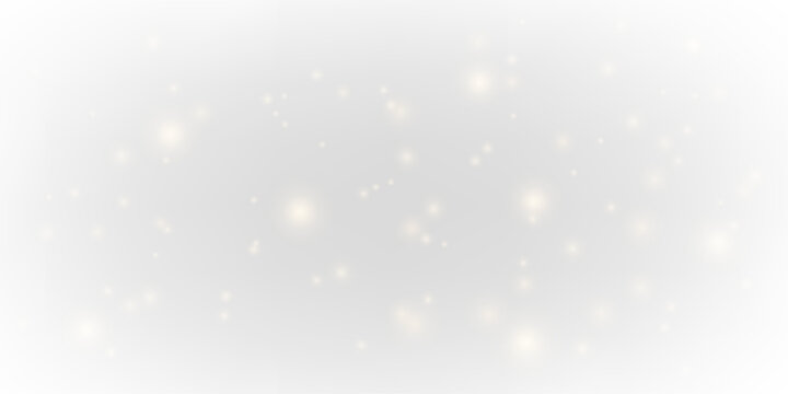 Soft golden dust flows gently, filling the background with warm radiant glow. Tiny sparkles enhance the dreamy mood. Perfect for luxury compositions. PNG