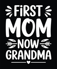 I Know I Look Too Young To Be A Grandma Funny Typography T Shirt Design