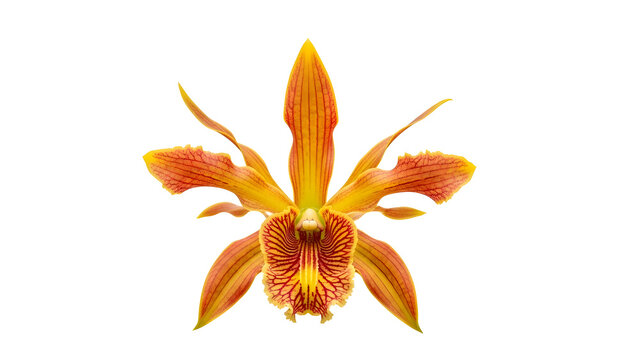 Dendrobium Lasianthera Orchid Illustration