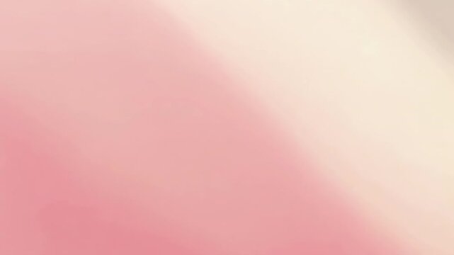 Shifting camera lens sweeping blurred pink-and-cream band at close-up, gentle motion causing shift