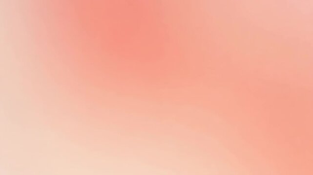 Starting sequence soft gradient shifting from cream to coral red across frames, showing progression