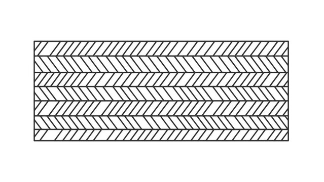 Geometric pattern with parallel lines and angles