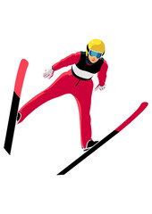 女子スキージャンプ選手