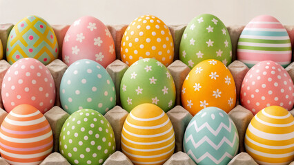 Fototapeta premium colorful easter eggs
