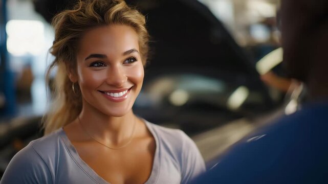 A routine checkup includes scanning modules and sensors, applying engine diagnostics as part of holistic car care and maintenance planning. cinematic color correction, natural uneven lighting yet