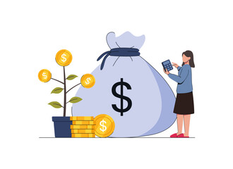 Investment and Finance Illustration Pack