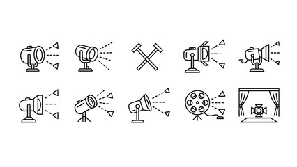 Film lighting equipment and tools 1. © triyanto