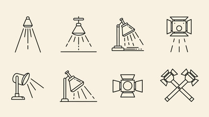 Film lighting equipment and tools. © triyanto