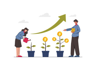 Investment and Finance Illustration Pack