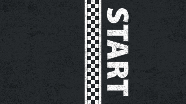 Empty highway asphalt road texture, Ariel View Road, Empty highway black asphalt road with dividing lines, Top view, Vector Illustration, clear dividing lane lines on a smooth dark road surface