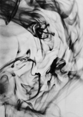 Large vector halftone liquid ink wash texture with a transparent background