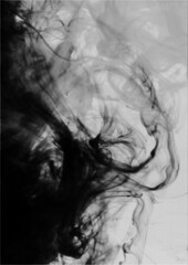 Large vector halftone liquid ink wash texture with a transparent background