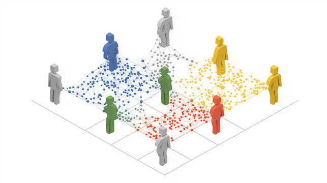 An educational visualization showing KNN algorithms used for classification and regression.