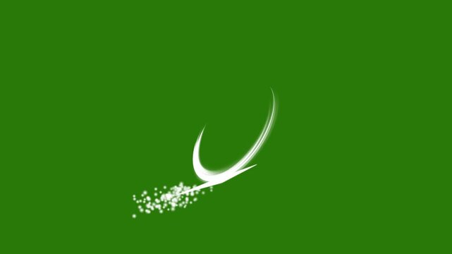 sword slash, Powerful Sword Strike Flash Effect, Crisscrossing Blades of Radiance, splashing or slice twice sword, Vivid Slash Effect Animation, anime-style attack effect, Curved slash on green screen