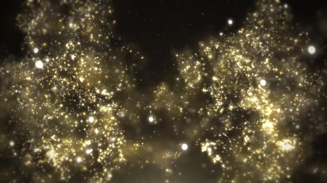  Luxury Gold Particles Titles for Socials, Movies, Awards and Intro. Copy Space.Set of 5.