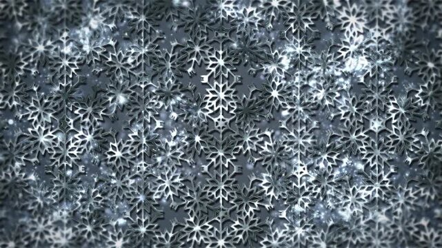 Luxury Winter Particles Snowflakes for Socials, Movies, Awards and Titles. Copy Space.Set of 5.