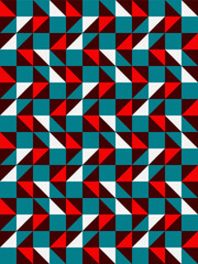 Geometric precision aesthetic, color block tessellation modern seamless vector patterns. Neutral retro colors. Repeatable design for fabric collection, wallpapers,