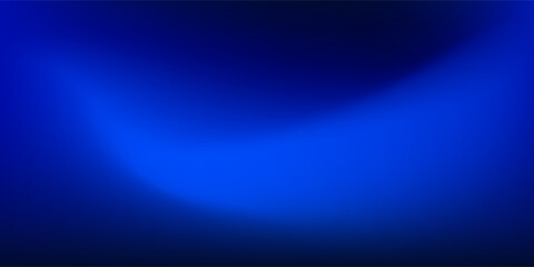 Deep blue ocean gradient wallpaper. Abstract deep dark navy underwater background. Night sky and deep water surface design. Blur sea backdrop for presentation, brochure, poster, banner. Vector