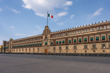 Naklejka premium National Palace at Zocalo square - Mexico City, Mexico