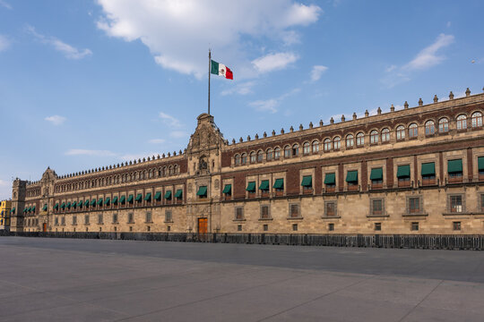 National Palace at Zocalo square - Mexico City, Mexico