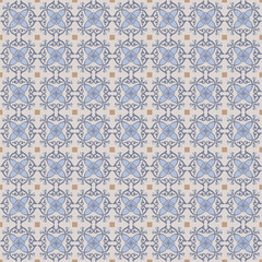 Geometric Monogram Color Pattern Background