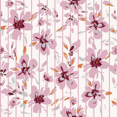 All Over Flower Vector Print