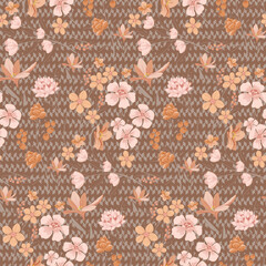 All Over Flower Vector Print